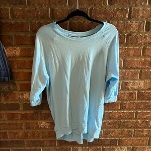 Blue Relaxed Tunic T-Shirt